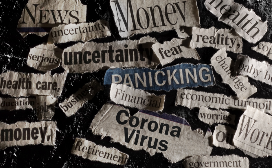 Financial uncertainty causes panic and fear